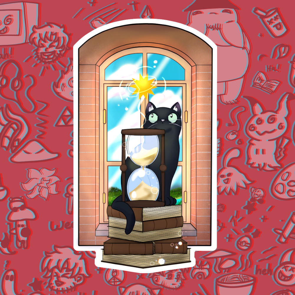 Magic Hourglass Sticker